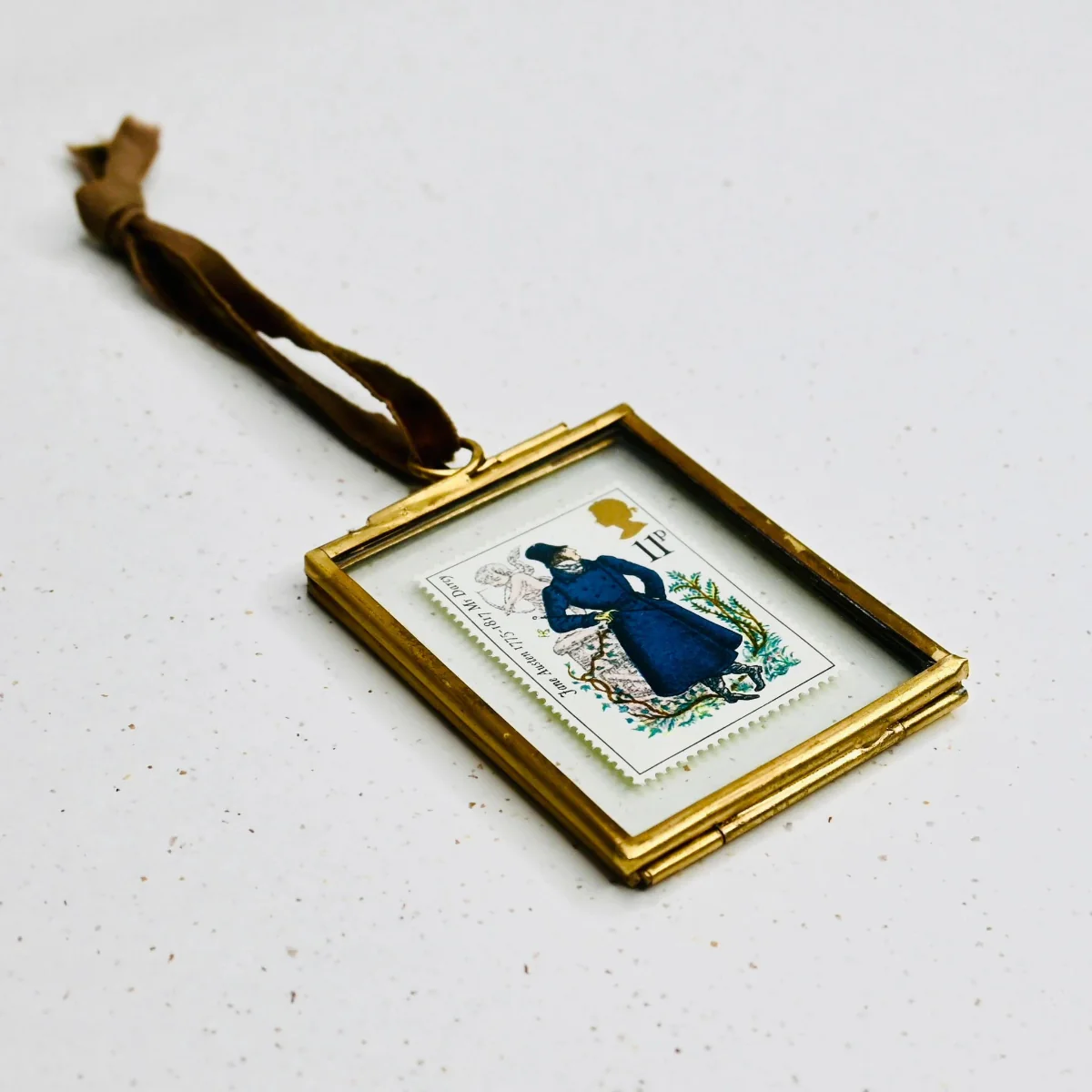 Limited Edition Jane Austen Stamp in Hanging Frame - Mr Darcy - Image 4