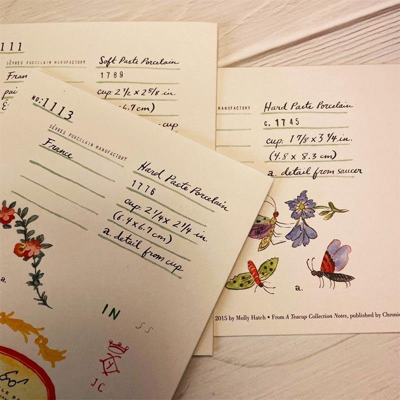 Teacup Cards - Teacup Notecard Collection - Pack of 20 - Image 3