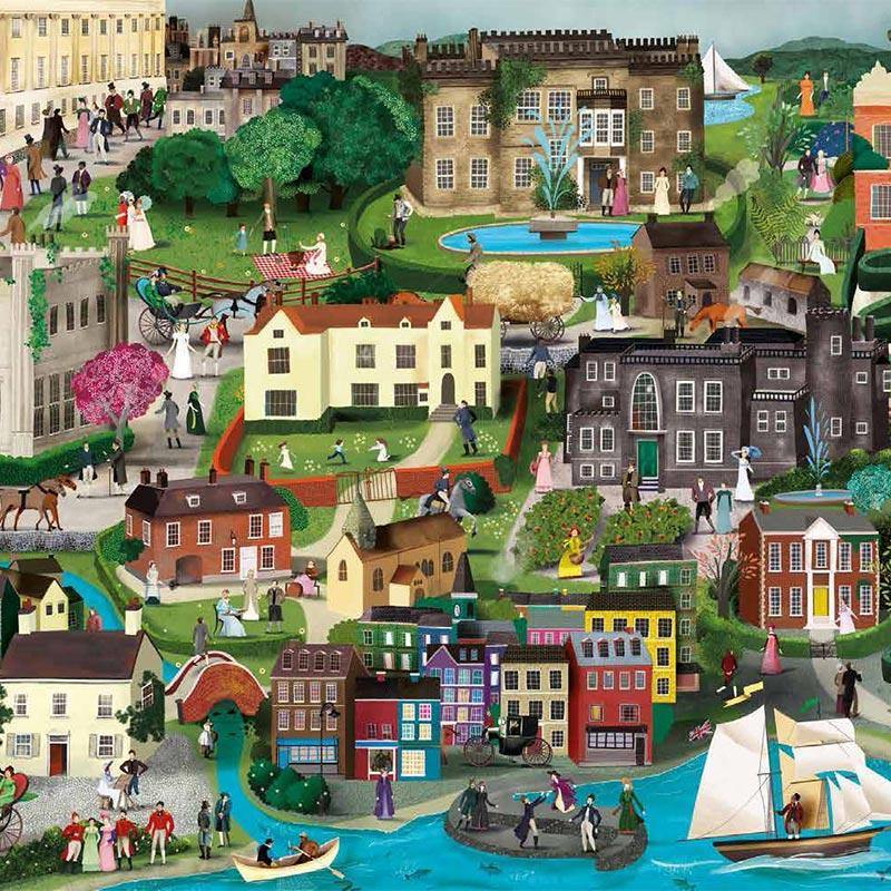 The World of Jane Austen 1000-piece Jigsaw Puzzle - Image 6