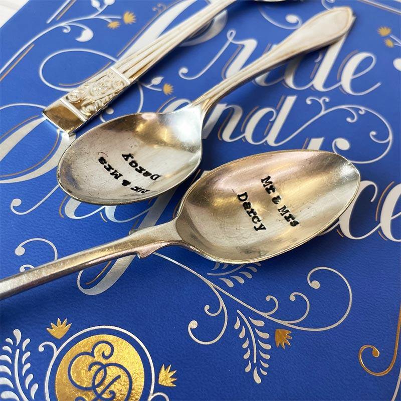 Mr. & Mrs. Darcy Vintage Teaspoon - Image 3