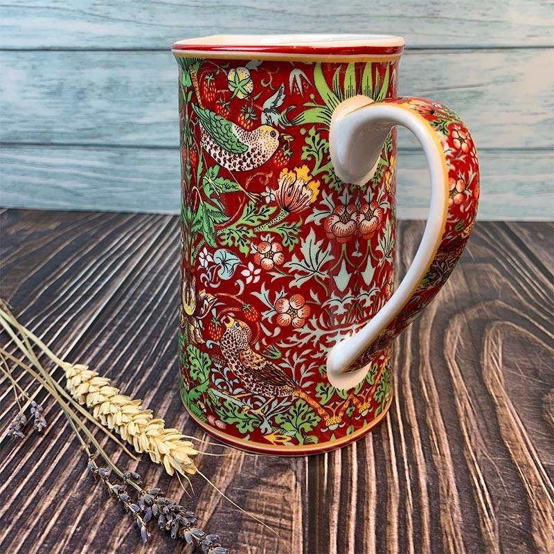 William Morris Jug - Strawberry Thief Design - Image 2